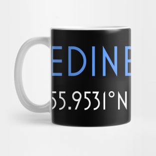 Edinburgh coordinates Mug